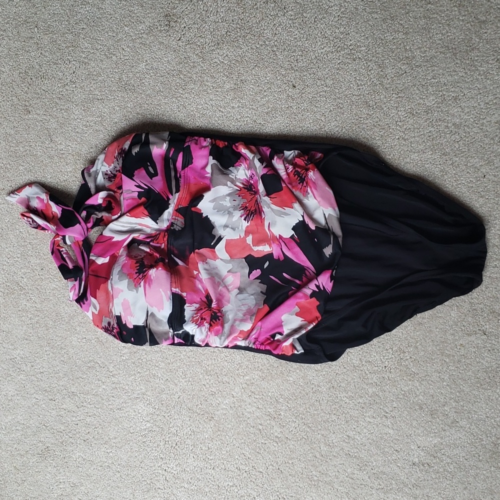Floral bathing suit